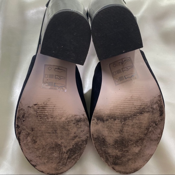 ASOS Black Ankle Tie Chunky Open Toe Heels - Picture 5 of 5